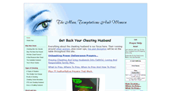 Desktop Screenshot of cheatinghusbandsecrets.com