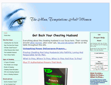 Tablet Screenshot of cheatinghusbandsecrets.com